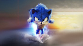 Blue sonic riding surfboard ocean - a surfboard free wallpaper