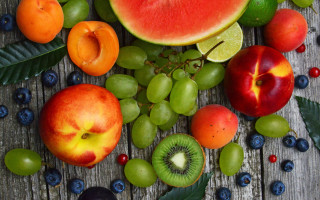 Fruit table vibrant arcimboldo kiwi - a table together free wallpaper