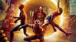 Cityscape spiderman man battle destruction - marvel comic free wallpaper