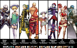 Anime characters bar chart names - a group of anime characters free wallpaper