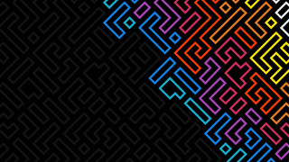 Black rainbow diagonal edenbox geometric - diagonal free wallpaper