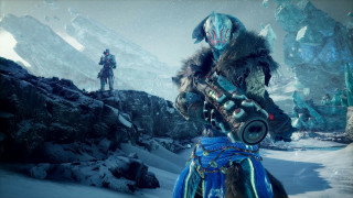 Man cry ice mountain frostbite - top of a snow free wallpaper