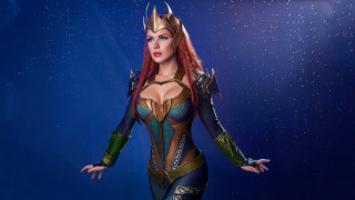 Horns crown portrait cosplay aurora - a costume free wallpaper