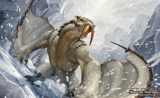 Large white dragon snow large - a large beak free wallpaper