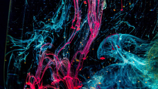 Cellphone colorful screen night sky - action painting free wallpaper