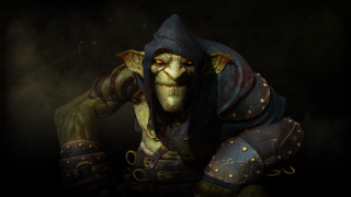 Brom hooded dark costume red - a character free wallpaper