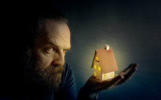 Man model house light dark - dennis ashbaugh free wallpaper for desktop