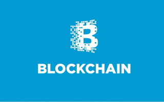 Blockchain blue futurism logo white - futurism free wallpaper