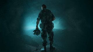 Camouflage military man helmet foggy - donald sherwood free wallpaper