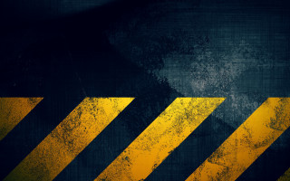 Yellow black striped grungy aurora - grungy free wallpaper