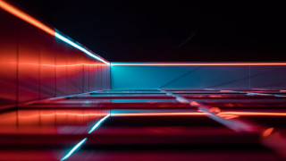 Neon cyberpunk mirror lighting sunset - the light free wallpaper