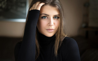 Eszter mattioni bluetailored portrait photorealistic - free portrait wallpaper