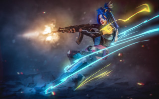 Fan qi cyberpunk gun saber - a light saber free wallpaper