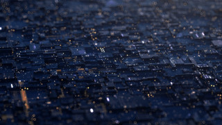 Shiny surface dots blurry background - objective abstraction free wallpaper