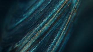 Blue gold cityscape horizon night - a blurry image free wallpaper