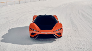 Car snow parked fence field - cui bai free wallpaper