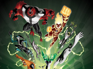 Cartoon characters green background lightning - alan davis free wallpaper
