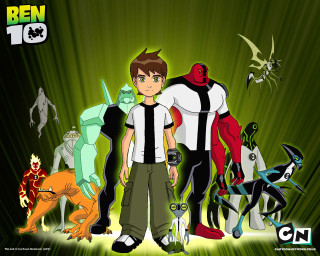 Cartoon group people monsters background - graphic free wallpaper