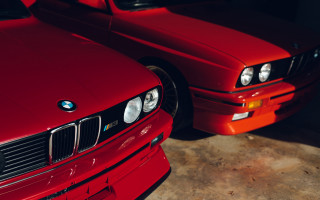 Red cars garage cement vroom - neoism free wallpaper