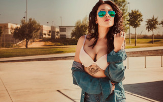 Woman tattoo skateboard urban fashion - a skateboard free wallpaper