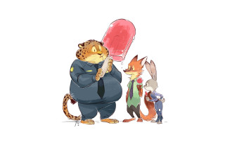Cartoon man cat animals holding - furry free wallpaper