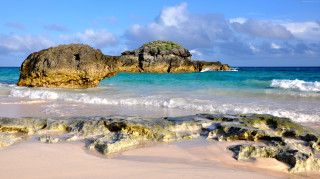 Rock ocean beach waves water - the ocean next free wallpaper