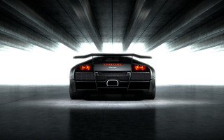 Black sports car dark room 22 - andrew law free wallpaper