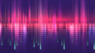 Purple pink dots squares synthwave - synthwave style free wallpaper