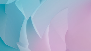 Blue pink abstract curved geometric - color scheme free wallpaper