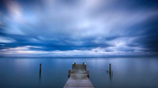 Lake dock cloudy sky bernd - bernd fasching free wallpaper for desktop