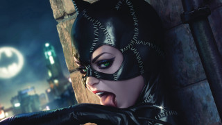 Catwoman gun night city fullmoon - full free wallpaper