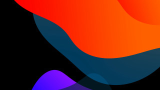 Colorful abstract ultrafine generative fullmoon - orange free wallpaper