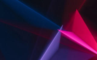 Colorful abstract triangle beeple volumetric - geometric abstract art free wallpaper