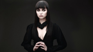 Woman black dress bow tie - a black bow tie free wallpaper