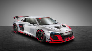 White red sports car 3d - a black surface free wallpaper