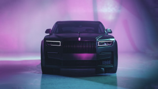 Black car purple light 3d - a purple light free wallpaper