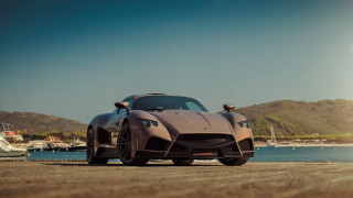 Sports car beach mountains boat - matte finish free wallpaper