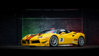 Yellow sports car green red - bright color free wallpaper
