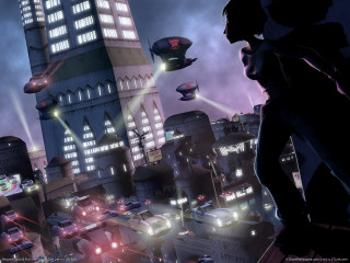 City cars man ledged view - a ledge free wallpaper