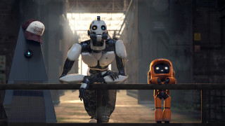 Robot warehouse antipodeans mecha scifi - a warehouse free wallpaper