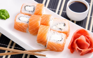 Sushi plate chopsticks coffee bamboo - a bamboo mat free wallpaper