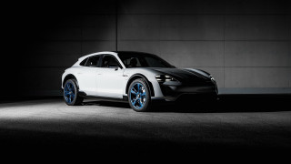 White sports car dark room 10 - future free wallpaper