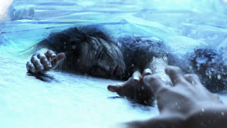 Snowy ground person reaching ice - cedric peyravernay free wallpaper