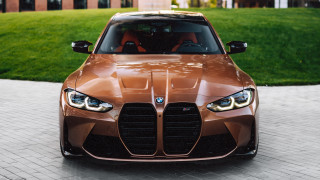 Brown car brick road green - a brown car free wallpaper