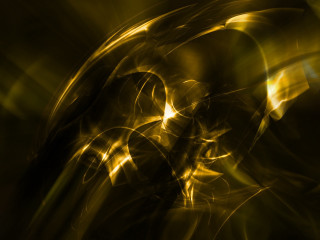 Yellow black circular design background - circular free wallpaper