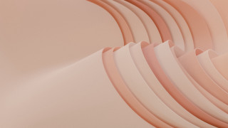 Pink curved papers 3d generative - paper free wallpaper
