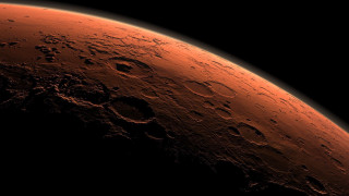 Red planet dark sky clouds - a dark sky in the background free wallpaper