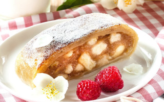 Pastry raspberries powdered sugar flowers - bela čikoš sesija free wallpaper