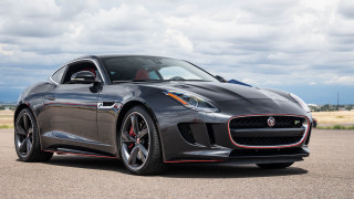 Grey sports car red stripe - excessivism free wallpaper
