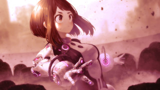 Futuristic suit woman scifi robot - mecha free wallpaper